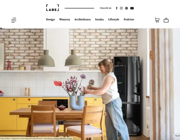 Publikacja projektu Wibrujące kolory w Label Magazine