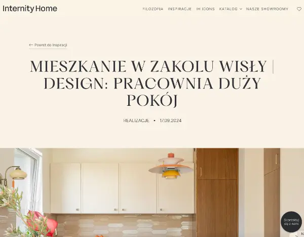 Publikacja projektu Radość nad Wisłą w Internity Home